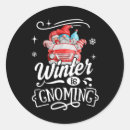 Search for winter gnome stickers Santa