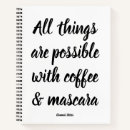 Search for coffee notebooks All things are possible