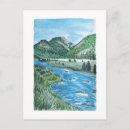 Search for beaver vertical postcards Watercolor