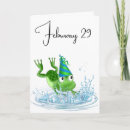Search for leaping frog cards Leap year