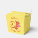 Search for dinosaur birthday favour boxes Tyrannosaurus