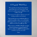 Search for world peace posters Blue