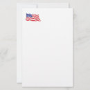 Search for patriotic stationery paper Flag