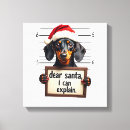 Search for santa canvas prints Animal