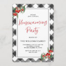 Search for black and white buffalo plaid invitations Farmhouse style