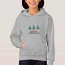 Search for red and green christmas hoodies For kids