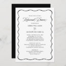 Search for frame rehearsal dinner invitations Black and white