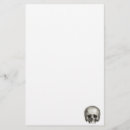 Search for skull stationery paper Creepy