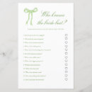 Search for who knows the bride best Coquette