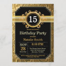 Search for black yellow quinceanera invitations Black and gold