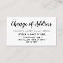 Search for pretty invitations Change of address