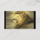 Search for lions business cards Predator