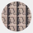 Search for retro housewife stickers Woman