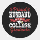 Search for funny college stickers Graduated