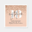 Search for 18th birthday napkins Girly