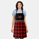 Search for red plaid aprons Modern