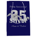 Search for silver 25th anniversary gift bags Elegant