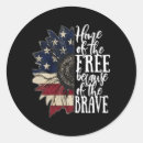 Search for because of the brave stickers Patriot