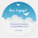 Search for going away stickers Bon voyage