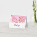Search for glitter star thank you cards Moon and stars