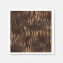 Search for animal print napkins Tiger