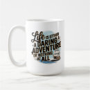 Search for life is an adventure mugs Inspirational design