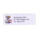 Search for monsters return address labels Fantasy