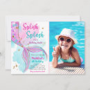 Search for splish splash mermaid bash invitations Under the sea