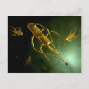 Search for bacteria postcards Colour image