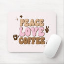 Search for peace mouse mats Hippie