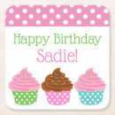 Search for birthday cake coasters Girly