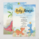 Search for dinosaur baby boy shower invitations Triceratops