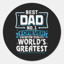 Search for worlds greatest father stickers For him