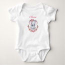 Search for elephant baby clothes Pink floral