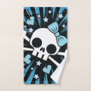 Search for skull and crossbones bath towels Skeleton