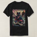 Search for samurai cat tshirts Warrior