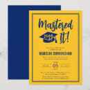 Search for masters degree invitations Mastered it