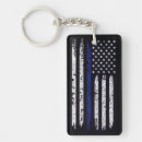 Search for american flag key rings Police