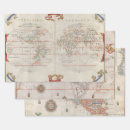 Search for antique maps wrapping paper Globe