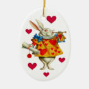 Search for pocket watch christmas tree decorations White rabbit