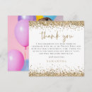 Search for 21st birthday thank you cards Girly