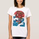 Search for red wave tshirts Kanagawa