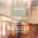 Search for now hiring signs Apply within