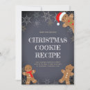Search for christmas recipe cards Gingerbread