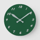Search for dark green clocks Solid