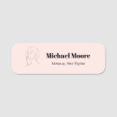 Search for esthetician name tags Makeup artist