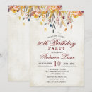 Search for autumn leaves birthday invitations Fall