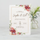 Search for flower dark invitations Burgundy