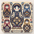 Search for russian coasters Matryoshka