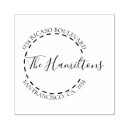 Search for circular rubber stamps Handwritten